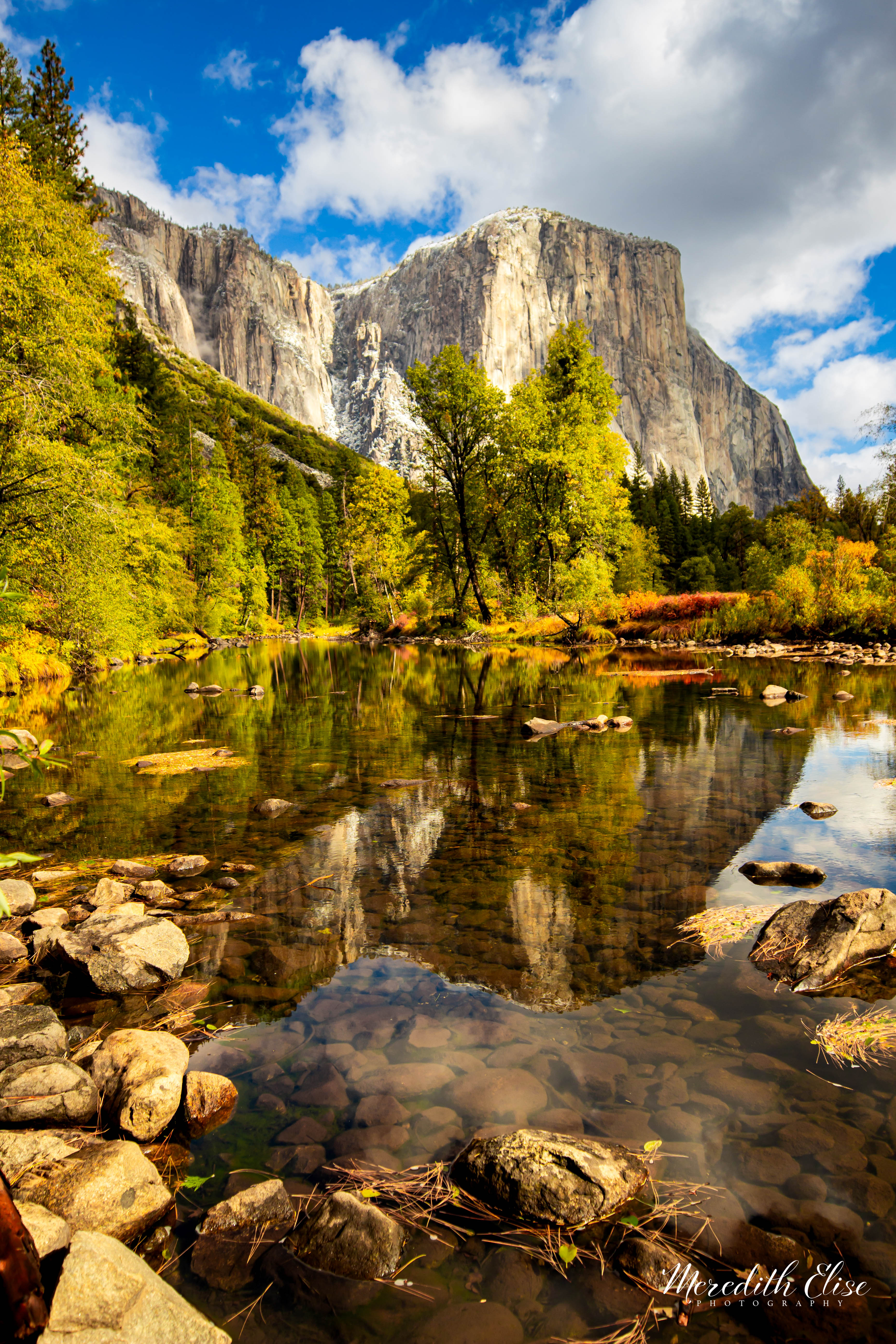 El Capitan Reflection Yosemite Valley, California