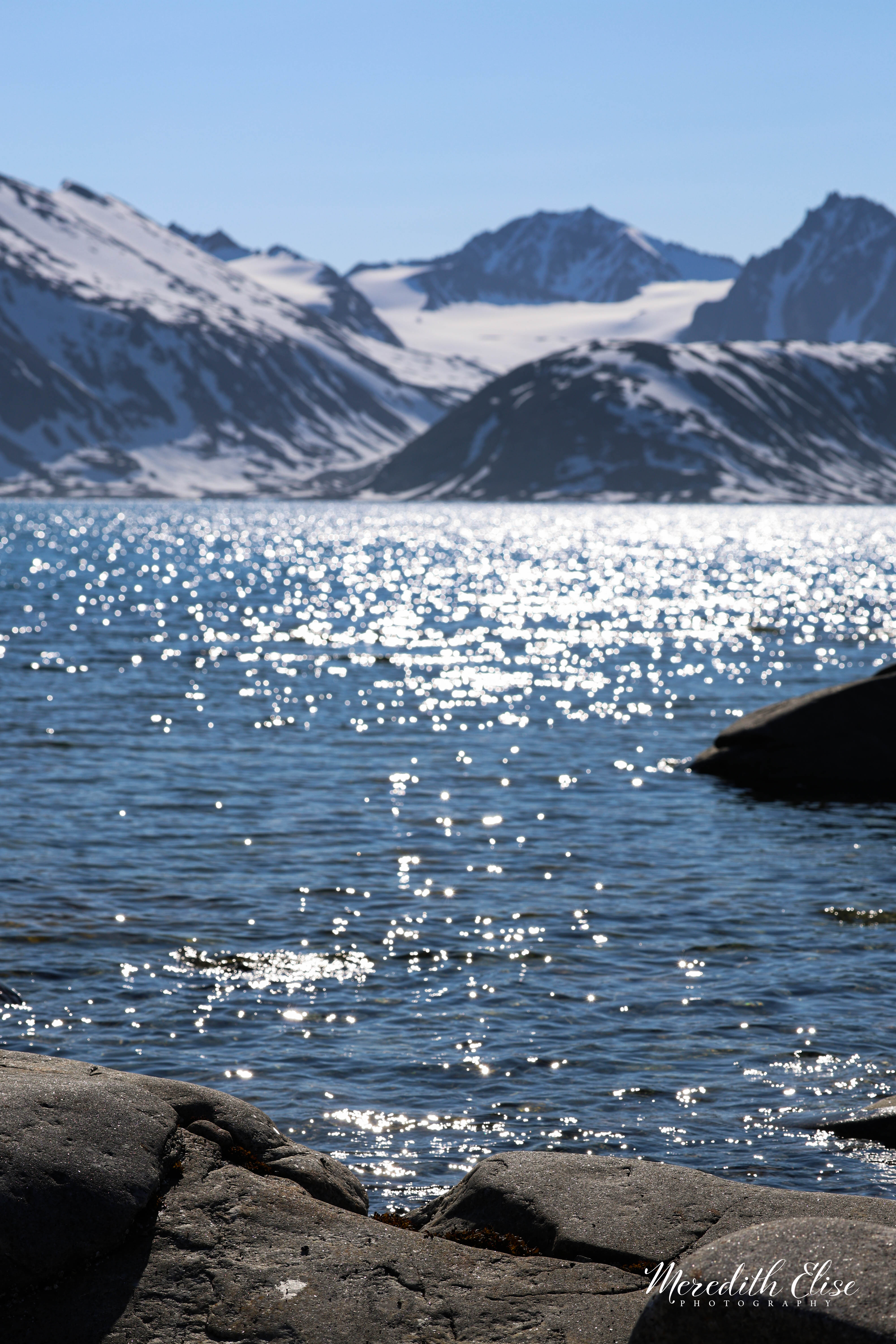 Shimmering Lake Svalbard