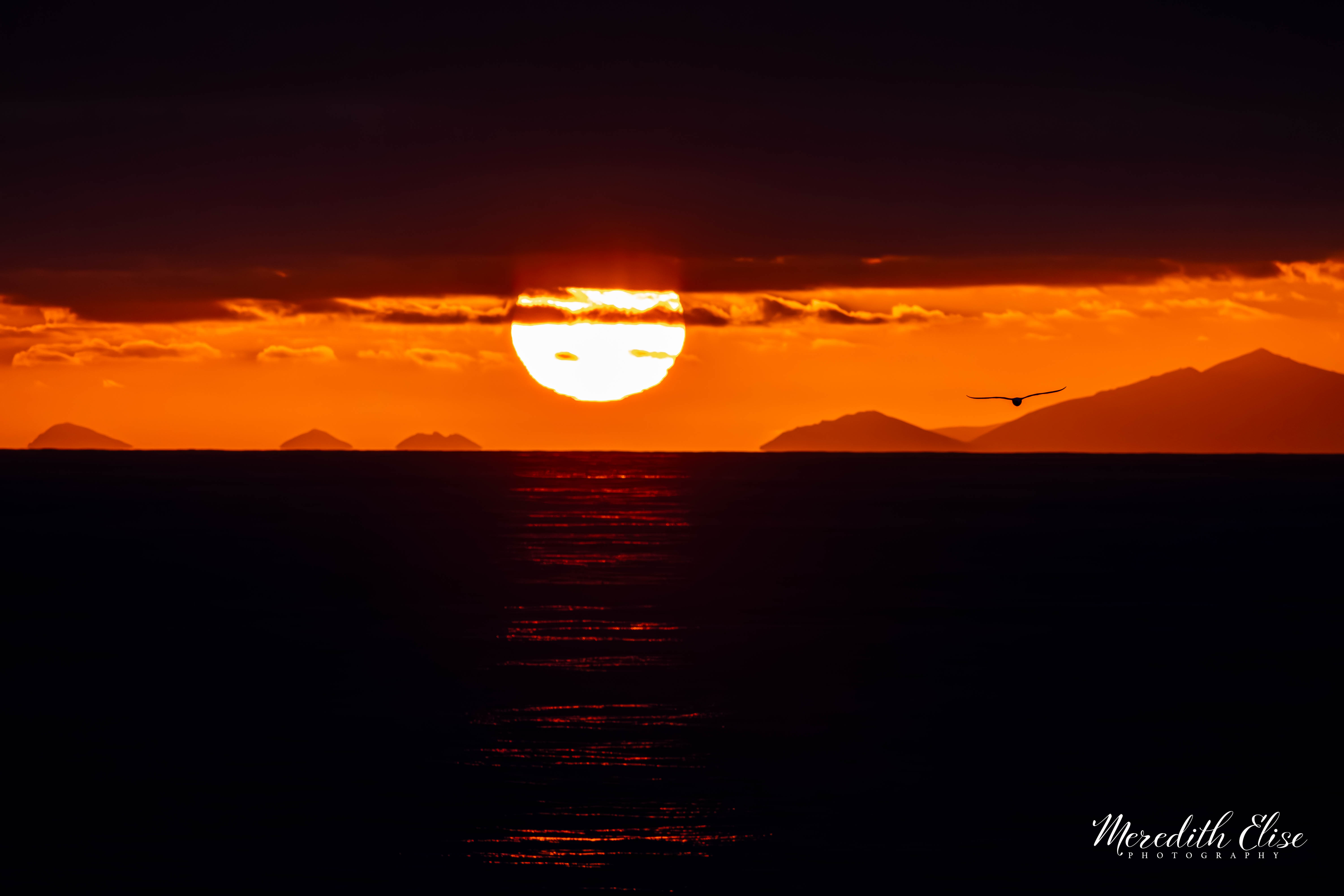 Unimak Island Sunset Aleutian Islands, Alaska